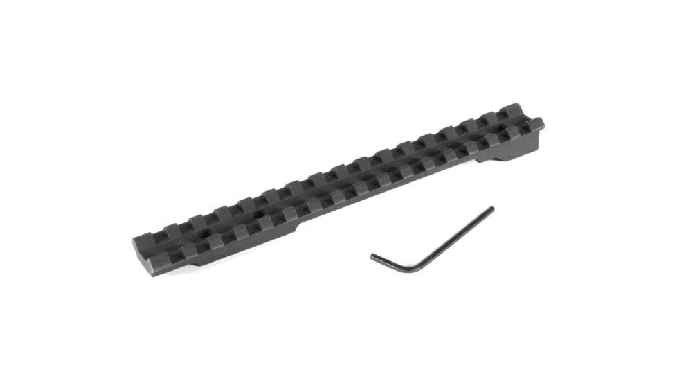 Evolution Gun Works Picatinny Rail Scope Mount, Mauser 98 LR 3-Hole, 0 MOA, 6.670in, Aluminum, Matte Black, 47020