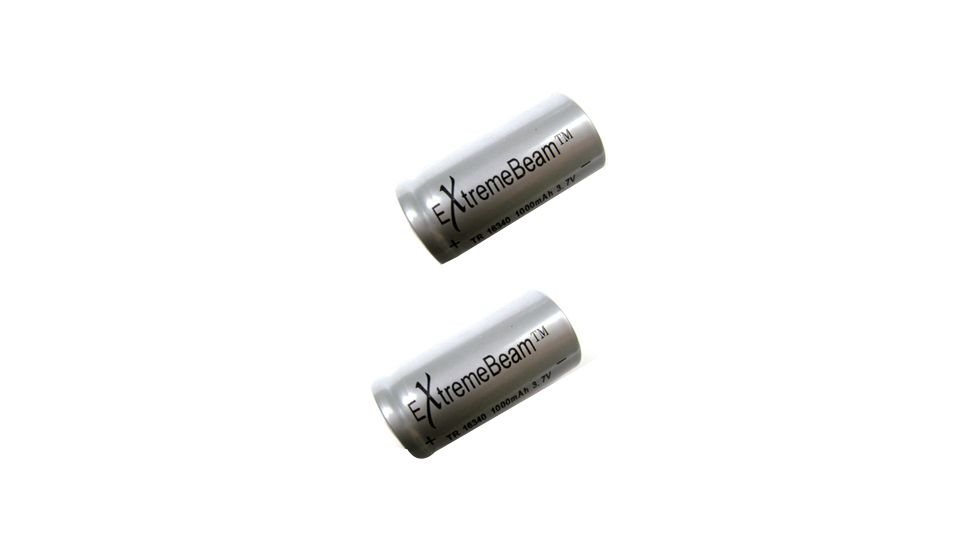 ExtremeBeam 4.2v CR123 Rechargeable LithiumBattery 2B, Gray, N/A EB-XB-A03