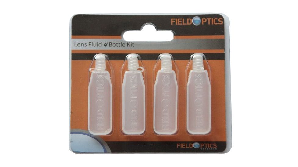Field Optics Research Pock Lens Cleaner Mini-Bottle Refill, 4 pack Blister, P004