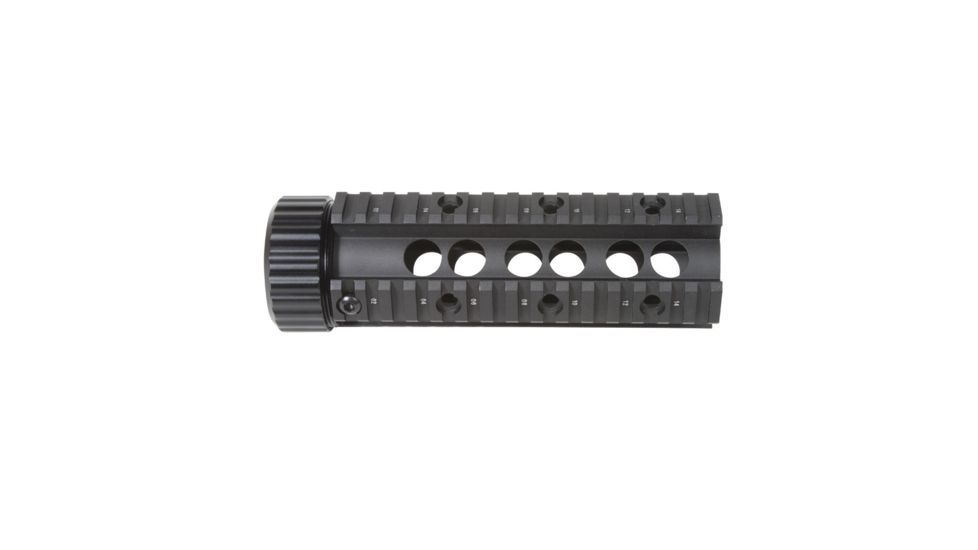 Firefield Carbine 6.9in Free Float Quad Rail, Black - FF34004