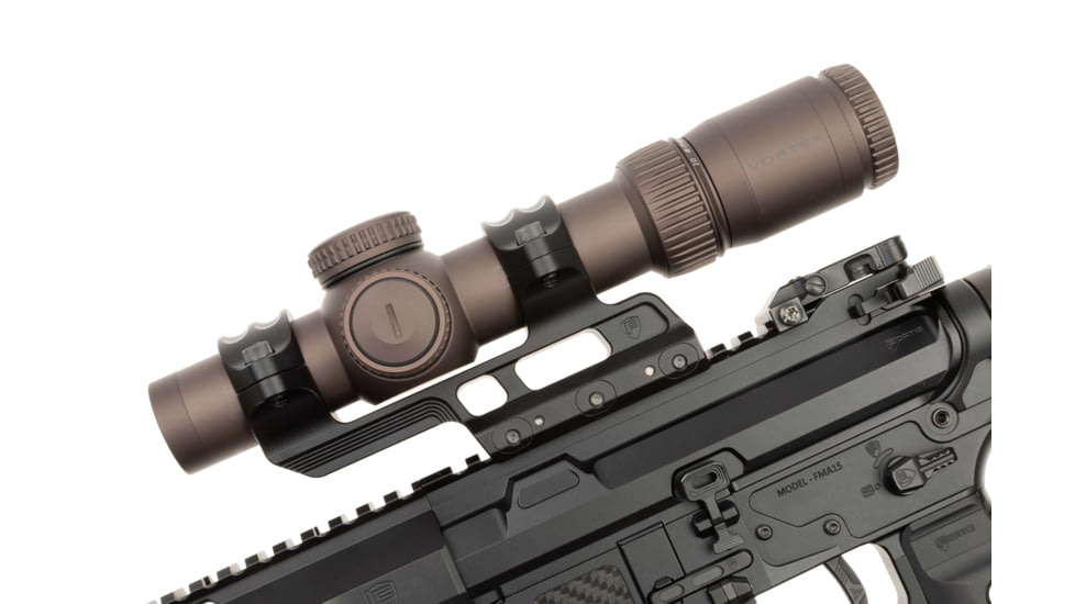 Fortis Manufacturing AP 2 Regular Mount, 30mm Cantilever, 1.54in, Black, AP-02R-030-154-BLK