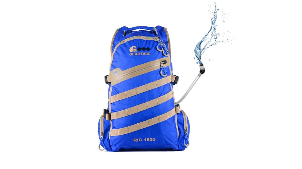 Geigerrig Rig 1600M Hydration System, Blue/Tan, 100 oz. GR85455