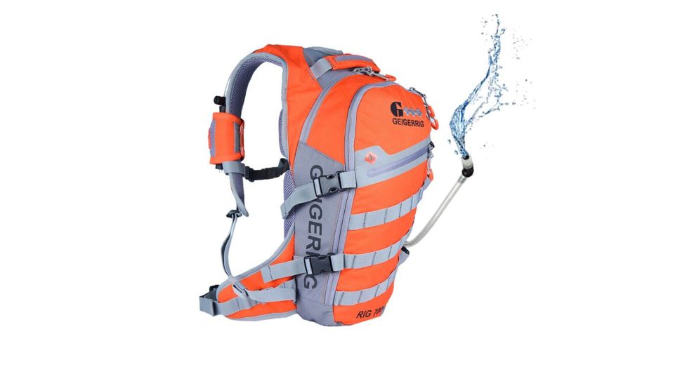 Geigerrig Rig 700M Hydration System, Orange/Gunmetal, 70 oz. GR85460