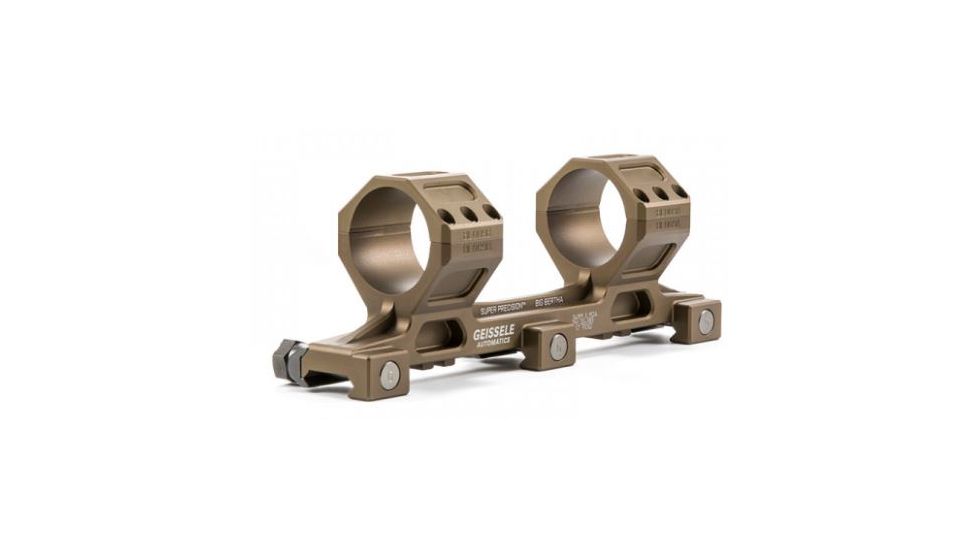 Geissele Big Bertha Super Precision Series Scope Mount,34mm,Desert Dirt Color 05-383S