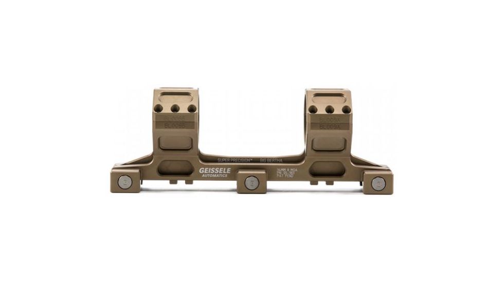 Geissele Big Bertha Super Precision Series Scope Mount,34mm,Desert Dirt Color 05-383S