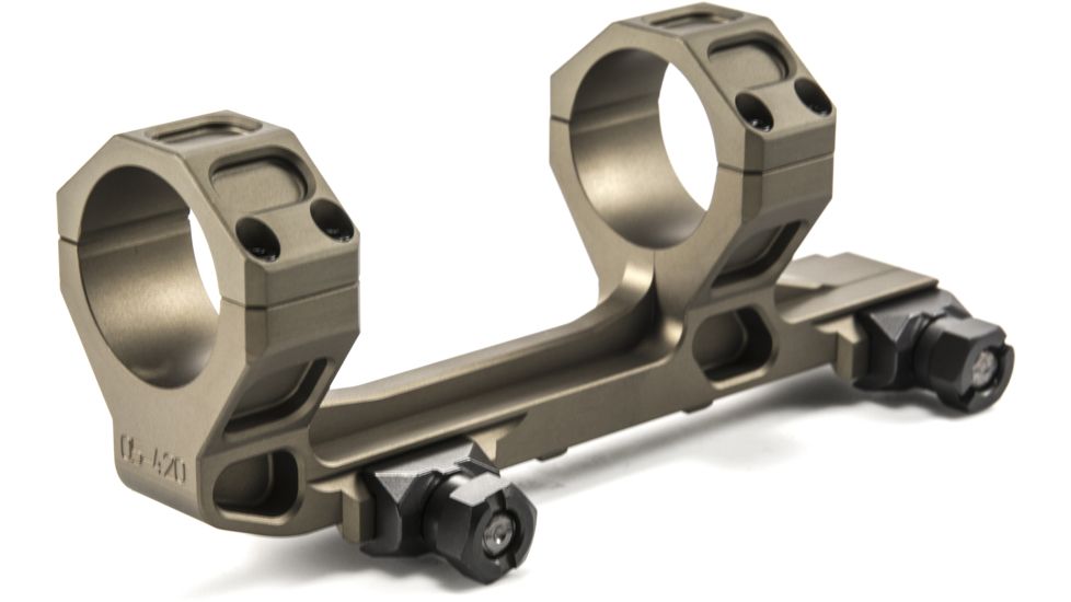 Geissele SR-25/AR-10 Super Precision Series Extended Scope Mount,30mm,7075-T6 Aluminum,Desert Dirt Color 05-420S