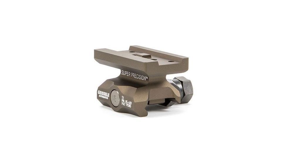 Geissele Super Precision T1 Series Scope Mount,Lower 1/3 Co-Witness,Desert Dirt Color 05-469S