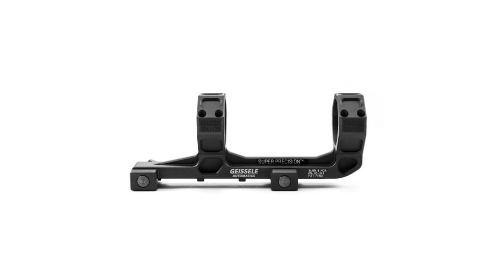 Geissele Super Precision Scope Mount, SR-25, 34mm, Schmidt &amp; Bender 3-27, Black, 05-347B