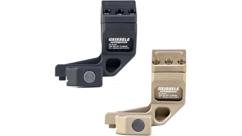 Geissele Super Precsion Aimpoint Pro Scope Mount, 1.54in Height, Black, Desert Dirt Color