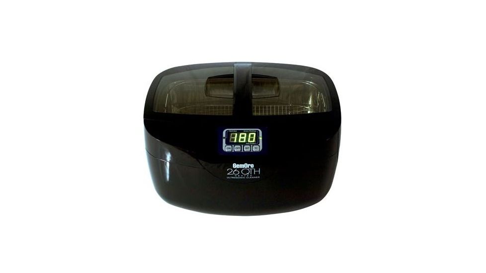 GemOro 2.6 Quart Ultrasonic Cleaner With Heater, Black GEMORO-1787