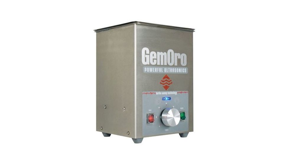 GemOro 2 Quart Industrial Strength Ultrasonic Cleaner With Heater, Stainless GEMORO-1723