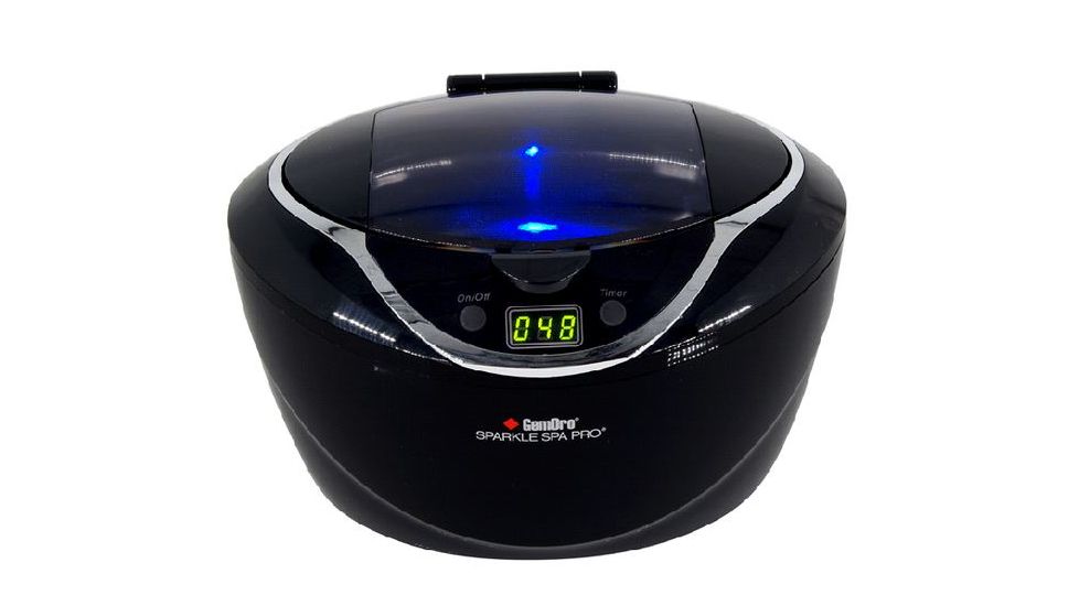GemOro Sparkle Spa Pro - Personal Ultrasonic Jewelry Cleaner - Black, Black GEMORO-1790
