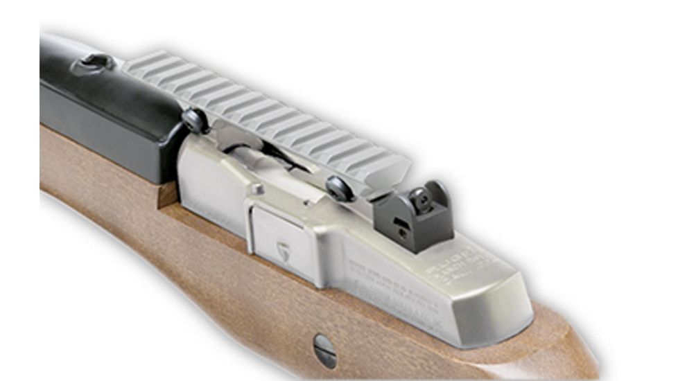 GG&amp;G Ruger Mini-14/Mini-30 Ranch Model Mini Red Dot Scope Mount, Silver, GGG-1381BD