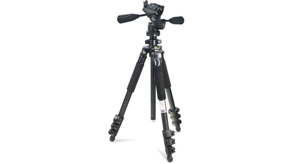 Giottos MTL92 Classic Tripod, Aluminum, QR Panhead MH5011SB - MTL9240B-5011SB