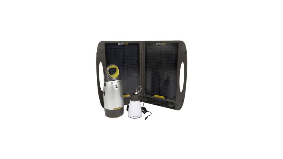 Goal Zero Escape 150 Adventure Kit with Light-A-Life Lantern, Solar Panel, Charger 29004