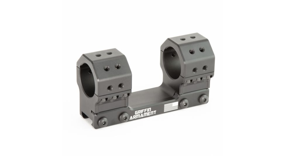 Griffin Armament Standard SPRM, 30mm, 1.335in height 0MOA, Black, SM1.335H30MM