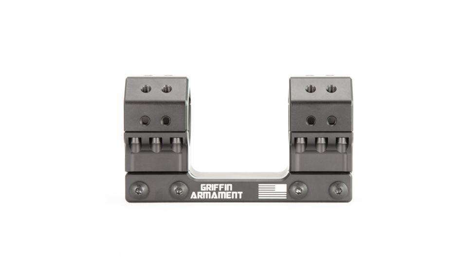 Griffin Armament Standard SPRM, 30mm, 1.425in height 0MOA, Black, SM1.425H30MM