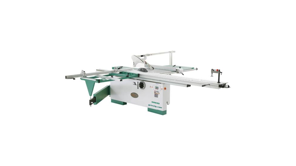 Grizzly Industrial 12in. Sliding Table Saw with Scoring Blade Motor G0699