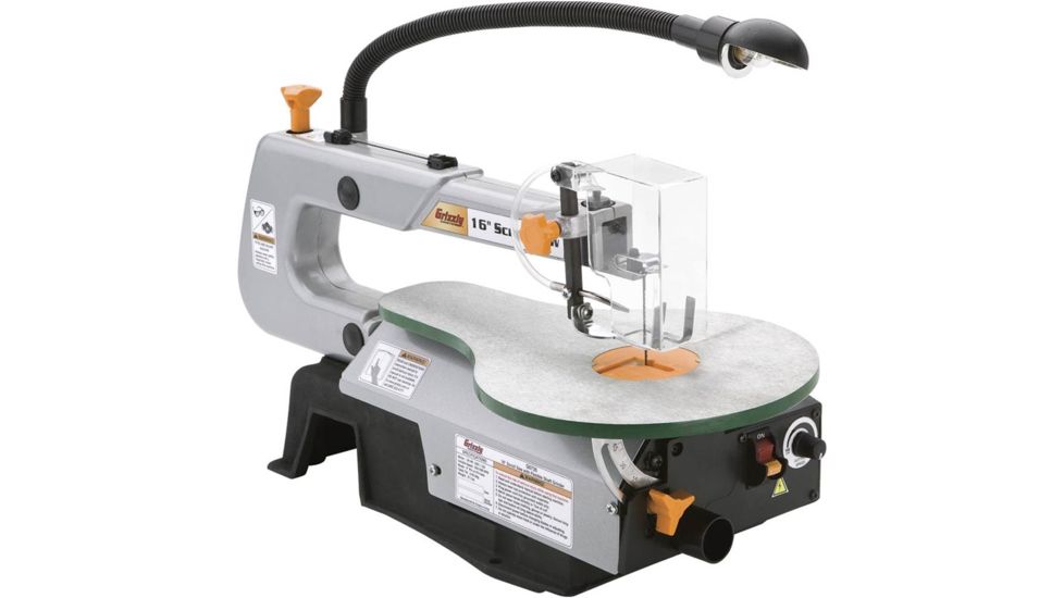 Grizzly Industrial 16in. Scroll Saw with Flexible Shaft Grinder G0735