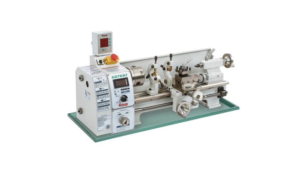 Grizzly Industrial 8in. x 16in. Variable-Speed Lathe with DRO G0768Z