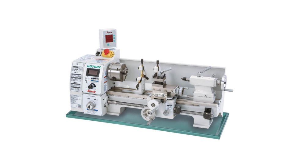 Grizzly Industrial 8in. x 16in. Variable-Speed Lathe with DRO G0768Z
