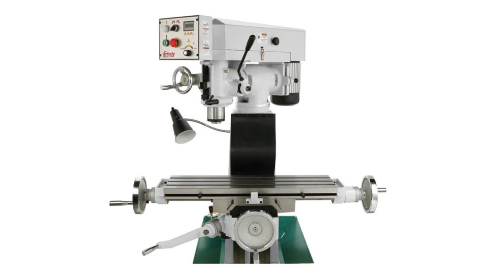 Grizzly Industrial 8in. x 30in. Variable-Speed Vertical Mill G0678