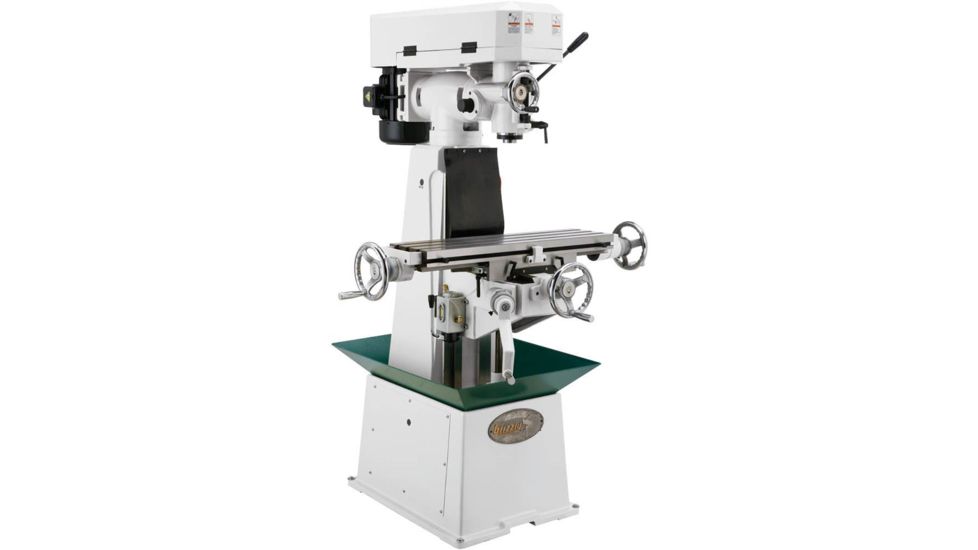 Grizzly Industrial 8in. x 30in. Vertical Mill with Power Feed G0731