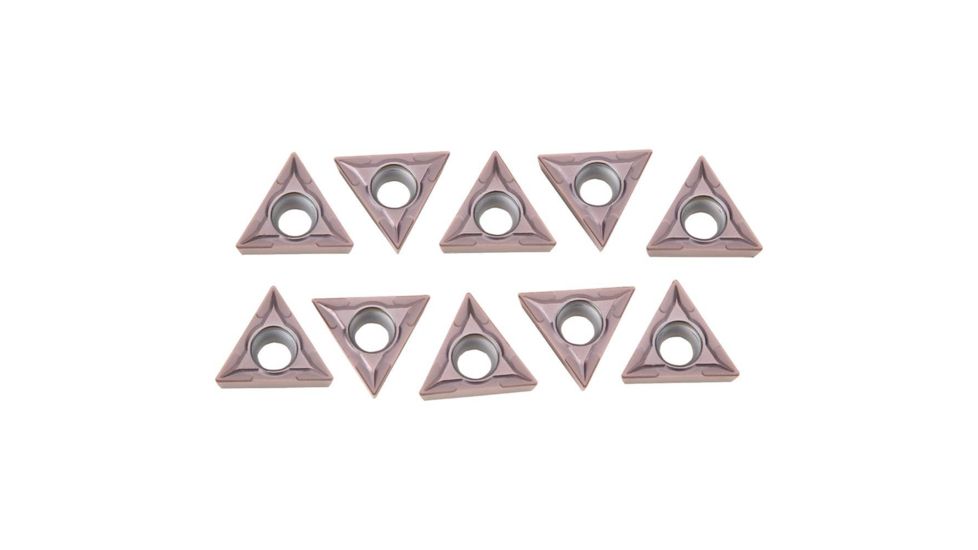 Grizzly Industrial Carbide Inserts TCMT for Steel, pk. of 10 T10375