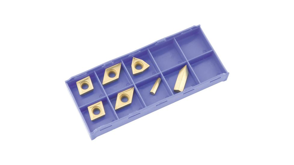 Grizzly Industrial M30 TiN Insert Set (7) for T10295 - Stainless Steel T23910
