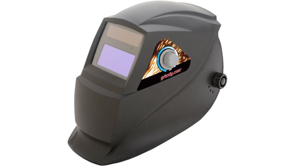 Grizzly Industrial Solar Powered Welding Helmet T25924