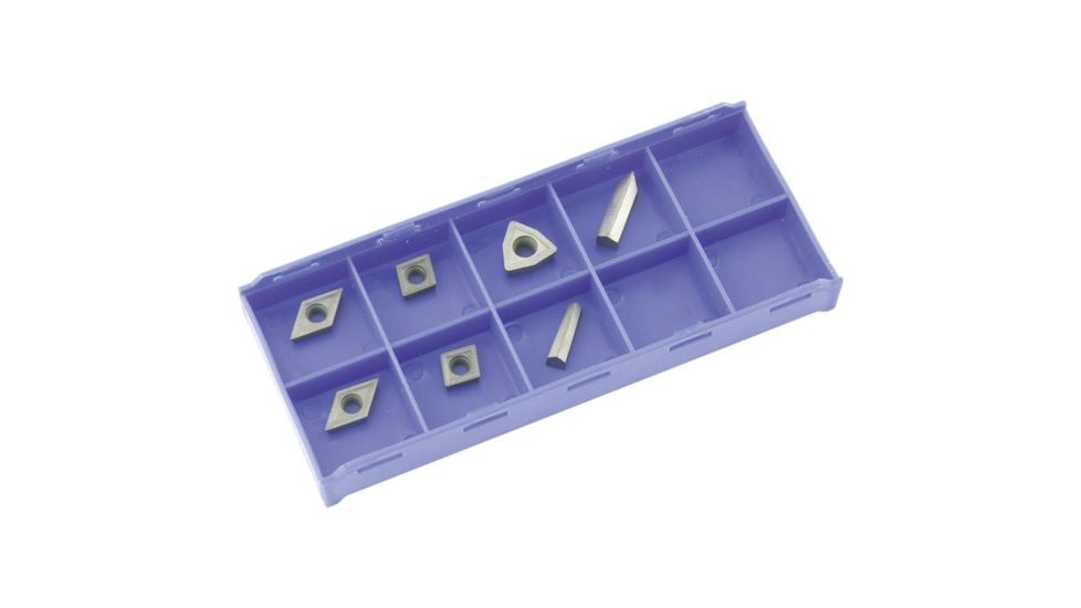 Grizzly Industrial YG6X TiN Insert Set (7) for T10294 - Aluminum T23907