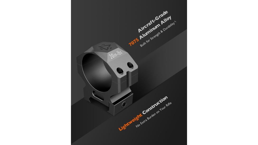 GUNNR Gulltoppr 30mm Riflescope Rings
