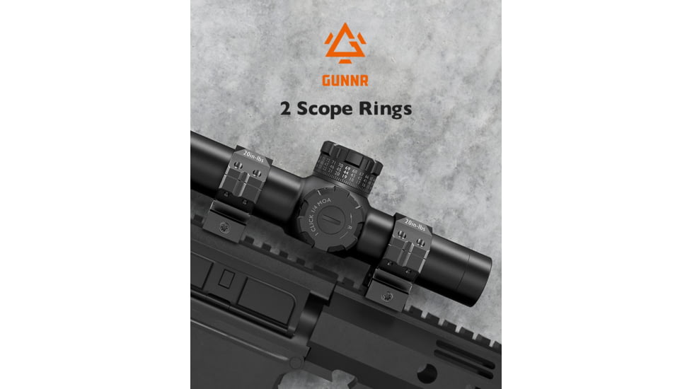 GUNNR Gulltoppr 30mm Riflescope Rings