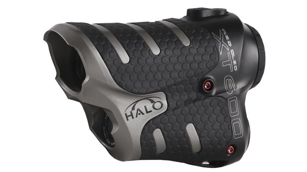 Halo Xtanium 600 - 600 Yard Halo Laser Range Finder w/ AI Angle Intelligence Compensation Technology, Black/Grey XT600