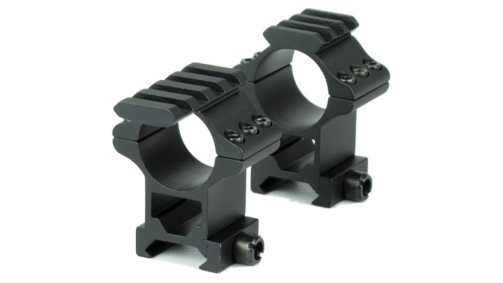 Hawke Sport Optics 2pc 1in. Weaver High Tactical, Black HM7415