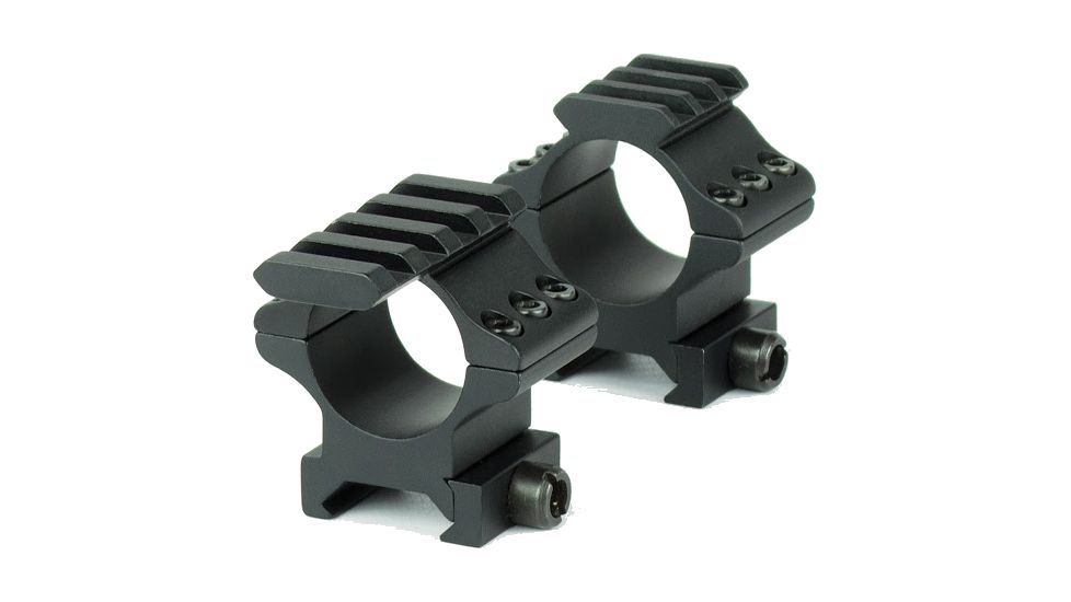 Hawke Sport Optics 2pc 1in. Weaver Medium Tactical, Black HM7416