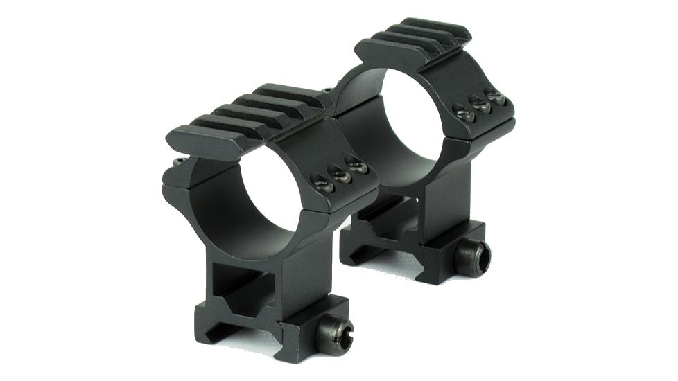Hawke Sport Optics 2pc 30mm Weaver High Tactical, Black HM7410