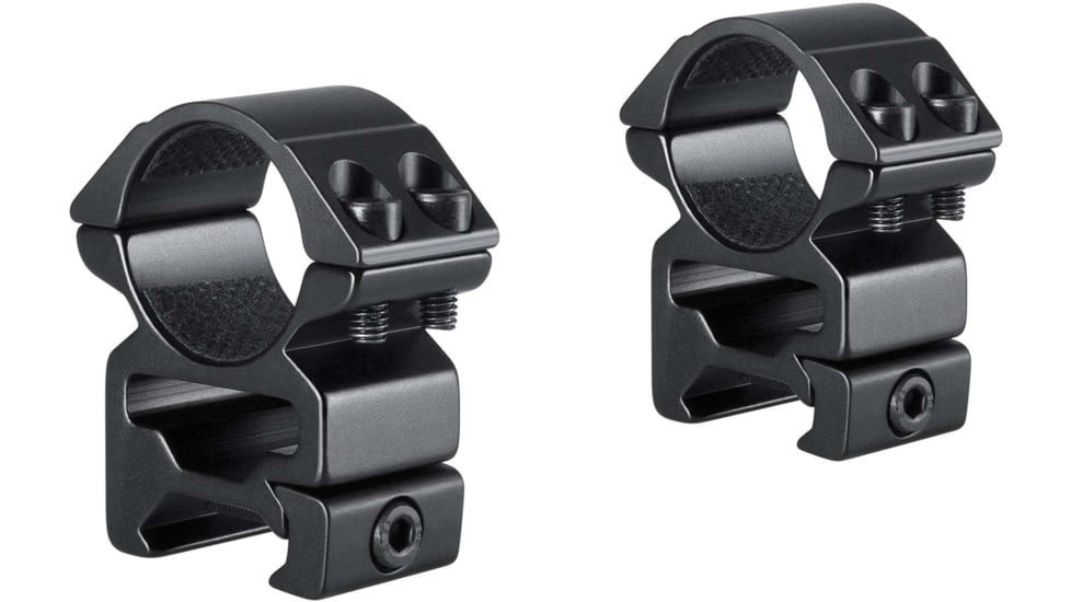 Hawke Sport Optics Match Series Weaver Scope Rings - 2 Pieces, 1in, High, Black, 22114