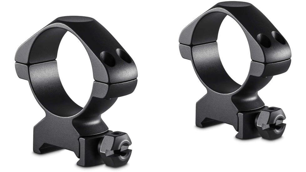 Hawke Sport Optics Precision Steel 34mm Rings Weaver w/ Nut - 2-Pieces, Low, Black, 23020