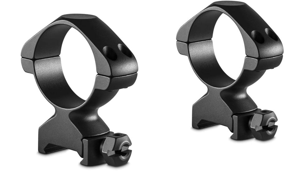 Hawke Sport Optics Precision Steel 34mm Rings Weaver w/ Nut - 2-Pieces, Medium, Black, 23021