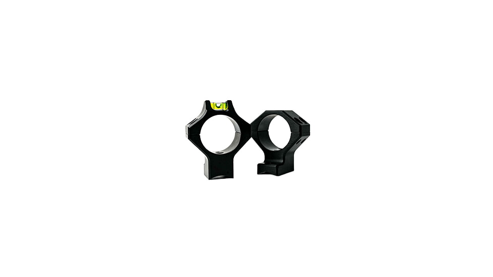Hawkins Precision Long Range Hybrid Defiance 30mm Scope Rings, Low 0.5in, Long Action, Black, 910-30-L-LA-D-3-3