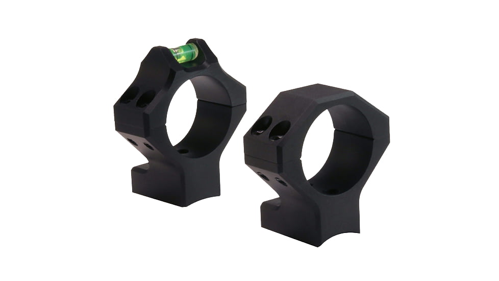 Hawkins Precision Long Range Hybrid Defiance 34mm Scope Rings, Low 0.5in, Short Action, Black, 910-34-L-SA-D-3-5