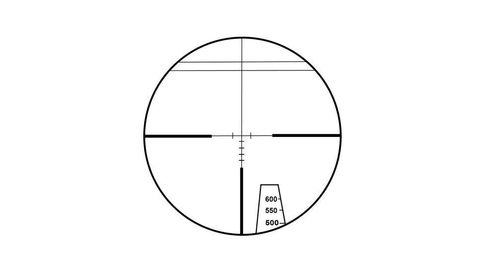Hi-Lux M40 3-9x40mm Rifle Scope w/ 1in. Tube, Matte Black, Small, Auto-Range BDC Reticle M40TACH39X40