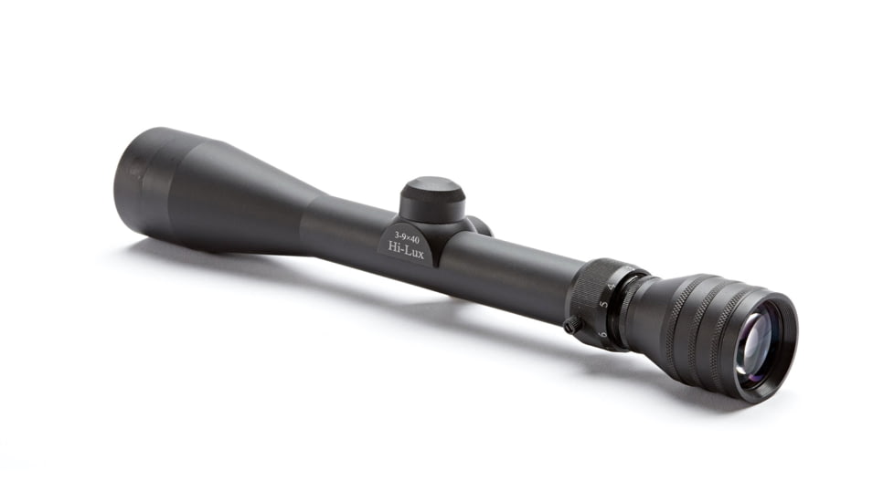 Hi-Lux M40 3-9x40mm Rifle Scope w/ 1in. Tube, Matte Black, Small, Auto-Range BDC Reticle, M40TACH39X40
