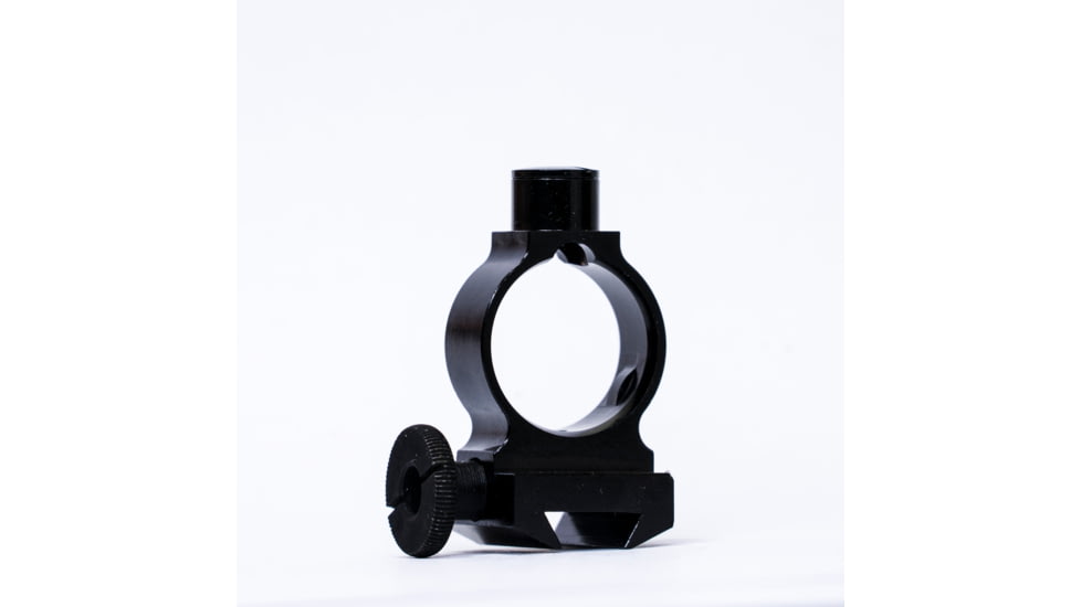 Hi-Lux Optics Malcolm External Click Adjustable Micrometer Rear Mount w/ Front Ring, 3/4in Tube, Matte Black, Small, MVSCMT