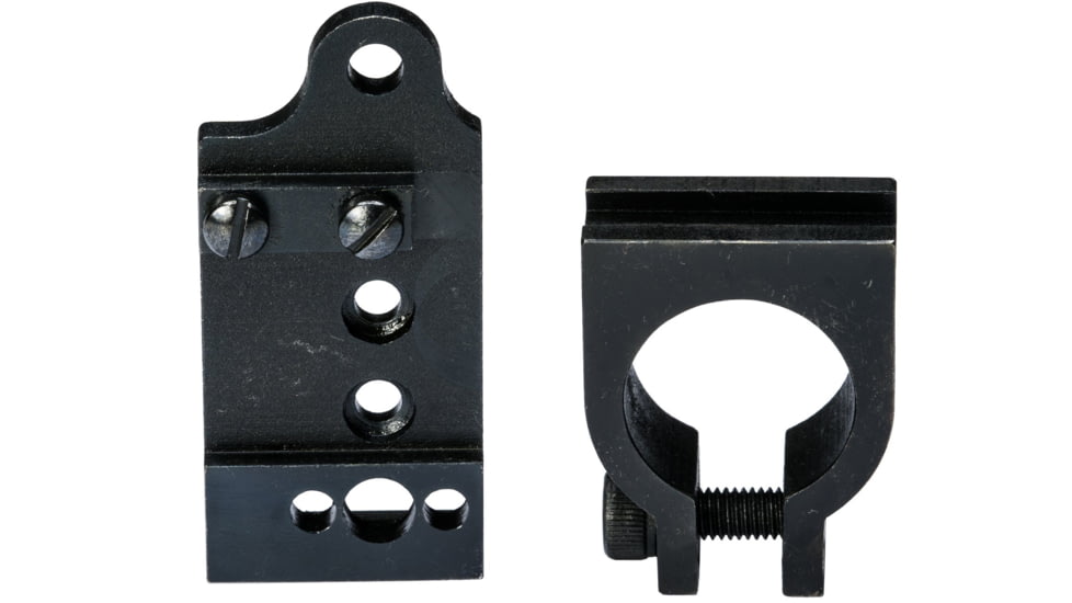 Hi-Lux Optics Round Barrel Off-Setin Mounting Kit, 0.825in Barrel OD, Matte Black, RBOSMT