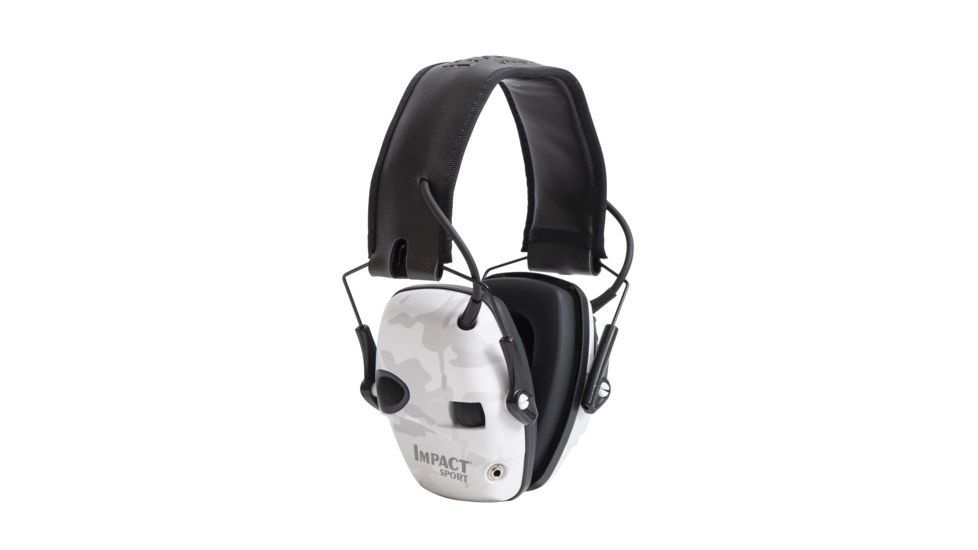 Howard Leight Impact Sport MultiCam Sound Amplification Electronic Shooting Earmuff, Alpine Camo R-02528