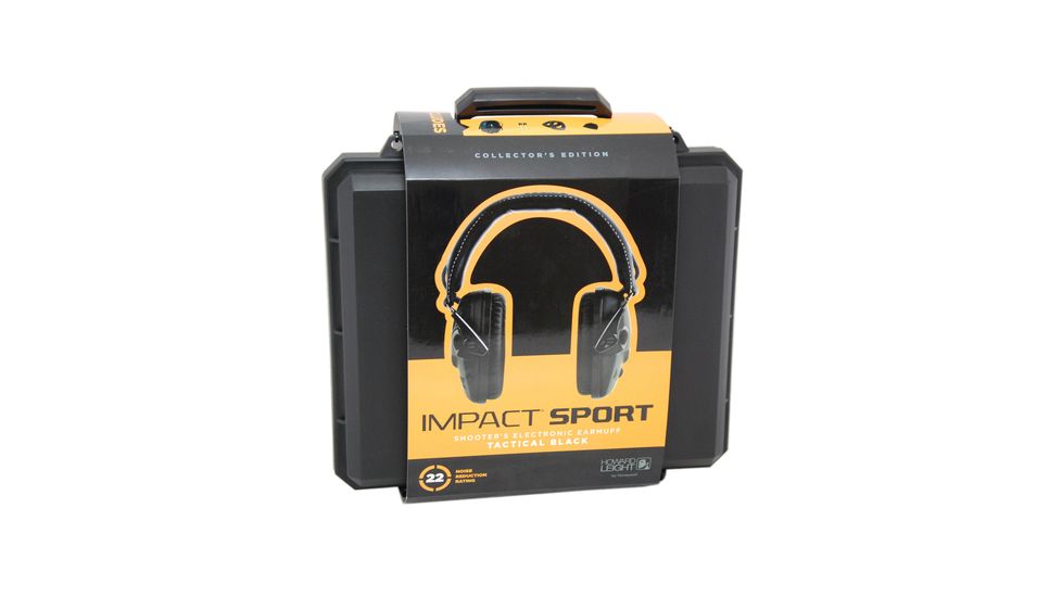Howard Leight Impact Sport Tactical Electronic Ear Muff Black