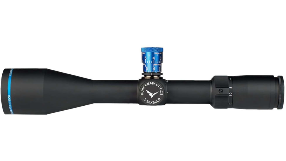 Huskemaw Blue Diamond 2-12x44mm 30mm Tube Rifle Scope, Second Focal Plane, HuntSmart Reticle, Black, 10212BD