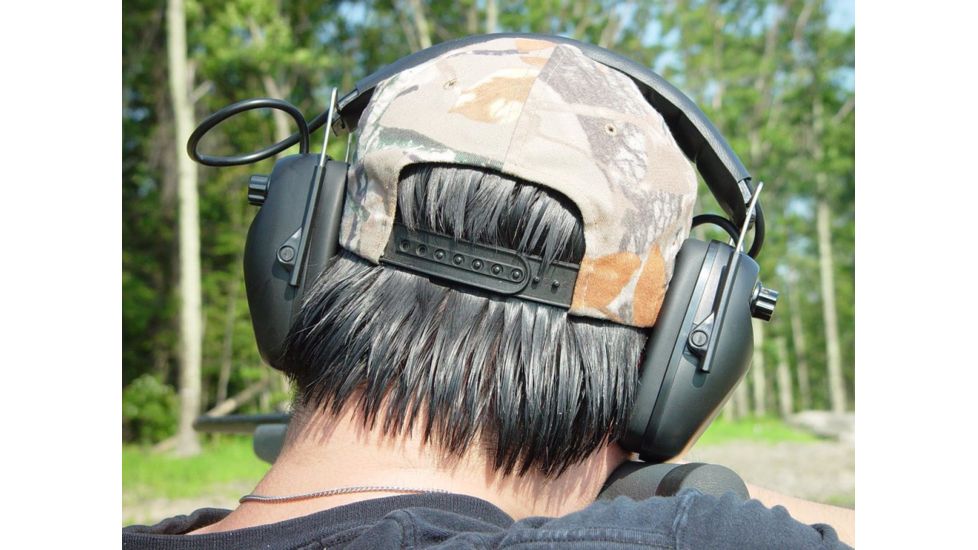 Hyskore Stereo Hearing Protector, Black/OD Green 30150